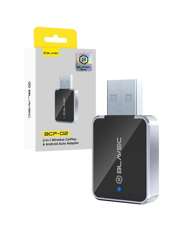 Belaidis CarPlay/Android Auto adapteris Blavec BCP-02 juodas