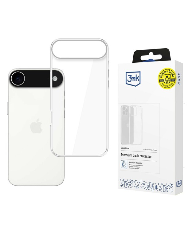 Dėklas 3mk Clear Case 1,2mm Apple iPhone 17 Air