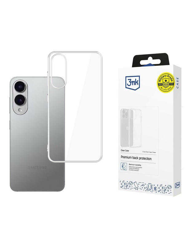 Dėklas 3mk Clear Case 1,2mm Samsung S937 S25 Edge