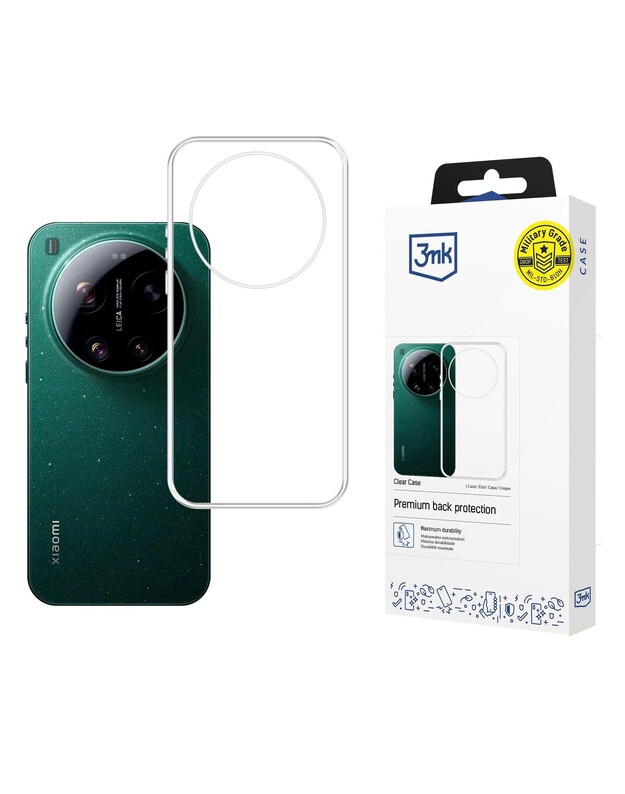 Dėklas 3mk Clear Case 1,2mm Xiaomi 17 Ultra