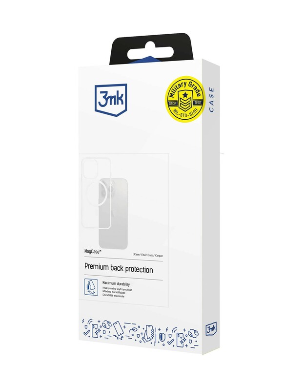 Dėklas 3mk Clear MagCase Apple iPhone 16e