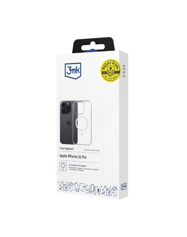 Dėklas 3mk Clear MagCase Apple iPhone 17 Pro