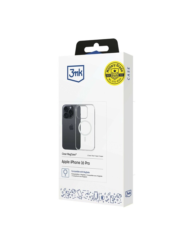 Dėklas 3mk Clear MagCase Apple iPhone 17