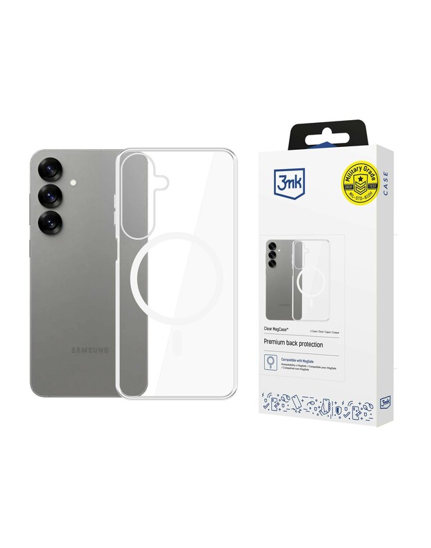 Dėklas 3mk Clear MagCase Samsung S931 S25