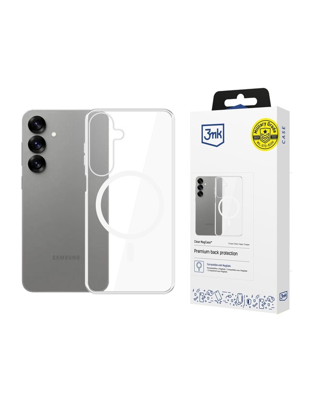 Dėklas 3mk Clear MagCase Samsung S931 S25