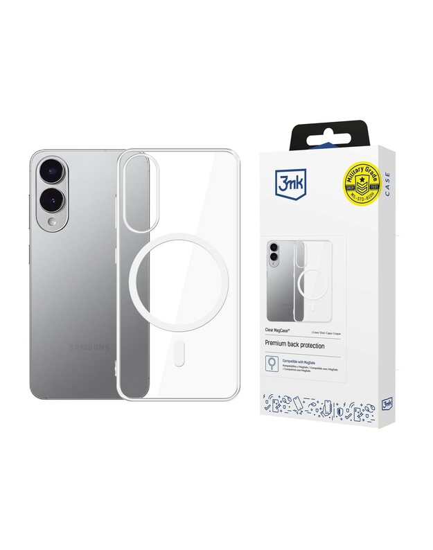 Dėklas 3mk Clear MagCase Samsung S937 S25 Edge