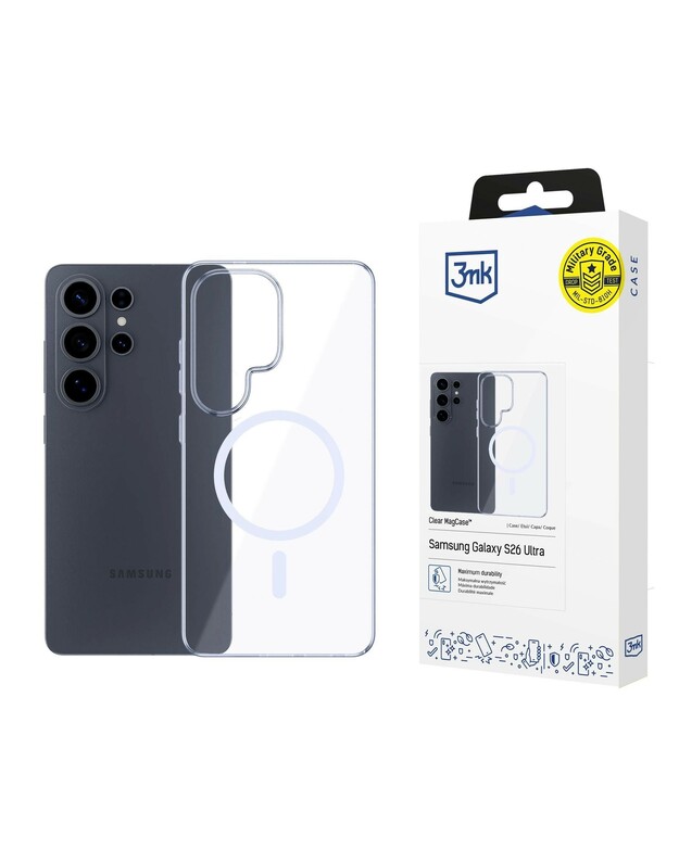 Dėklas 3mk Clear MagCase Samsung S948 S26 Ultra