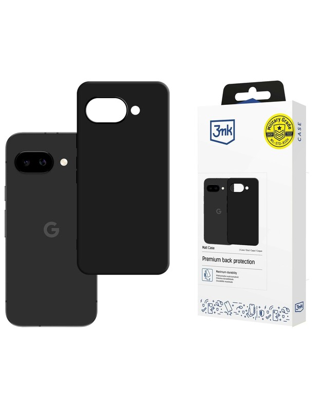 Dėklas 3mk Matt Case Google Pixel 10a juodas