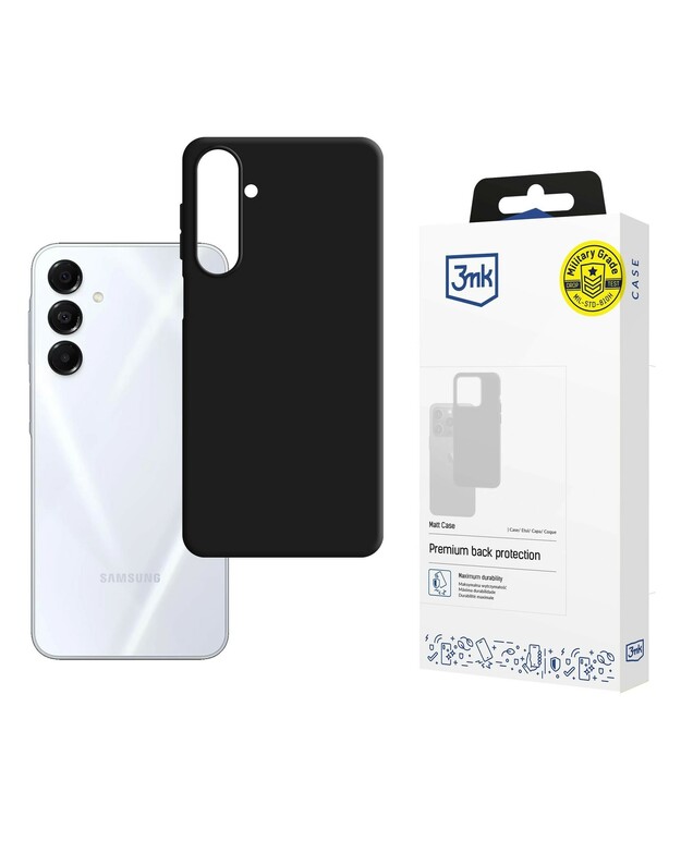 Dėklas 3mk Matt Case Samsung A175 A17 4G/A176 A17 5G juodas