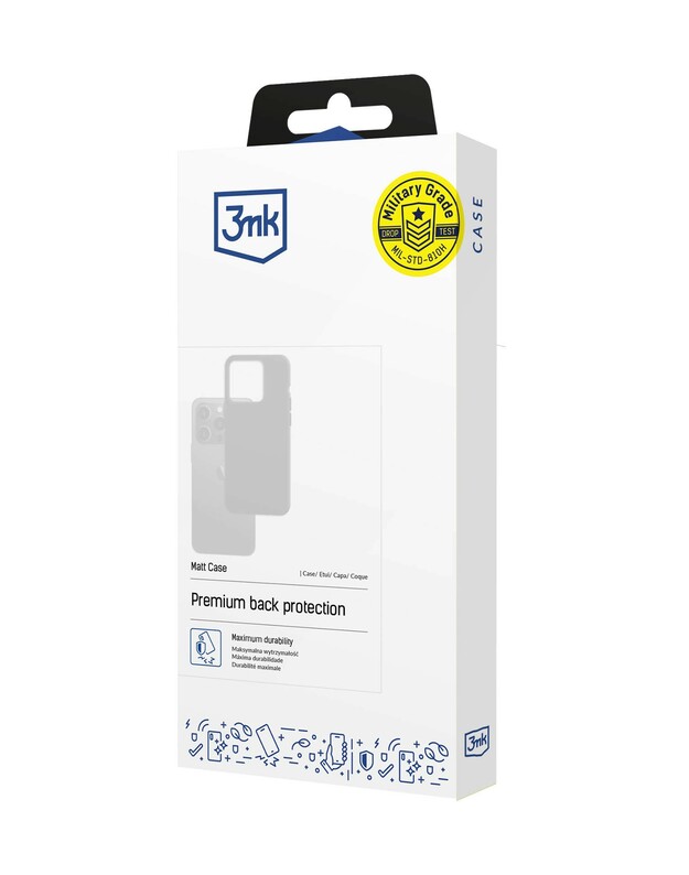 Dėklas 3mk Matt Case Samsung A366 A36 5G/A566 A56 5G 5G juodas