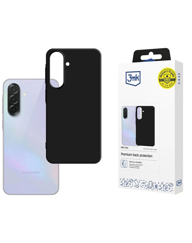 Dėklas 3mk Matt Case Samsung A376 A37 5G juodas