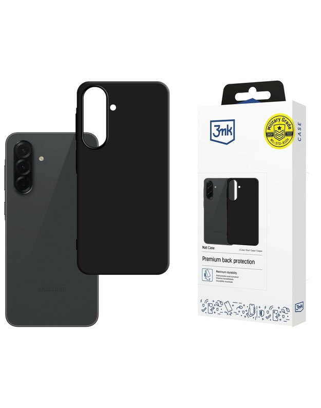 Dėklas 3mk Matt Case Samsung A576 A57 5G juodas