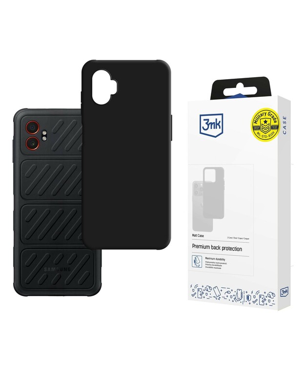 Dėklas 3mk Matt Case Samsung G766 Xcover7 Pro juodas