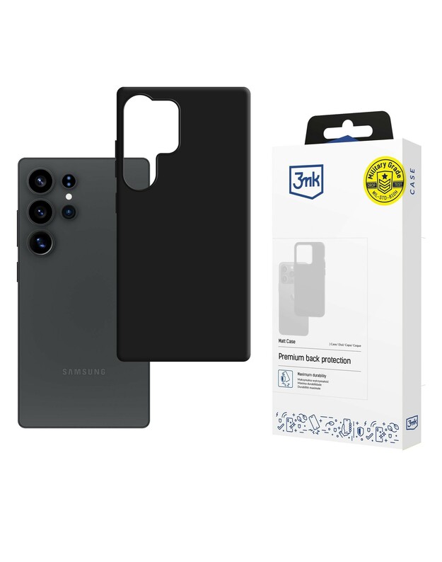 Dėklas 3mk Matt Case Samsung S731 S25 FE juodas