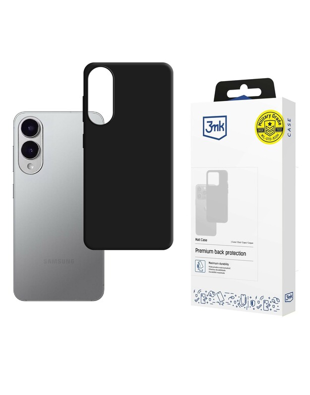 Dėklas 3mk Matt Case Samsung S937 S25 Edge juodas