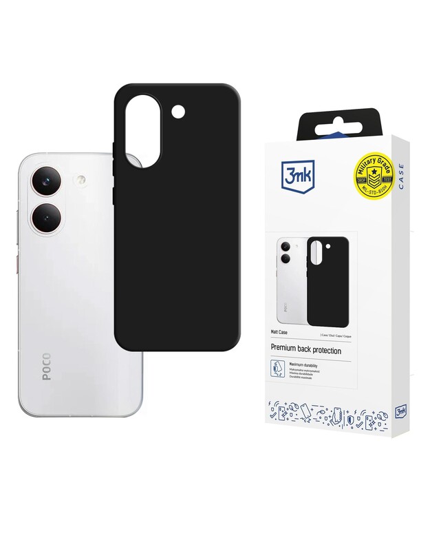Dėklas 3mk Matt Case Xiaomi Poco X8 Pro juodas