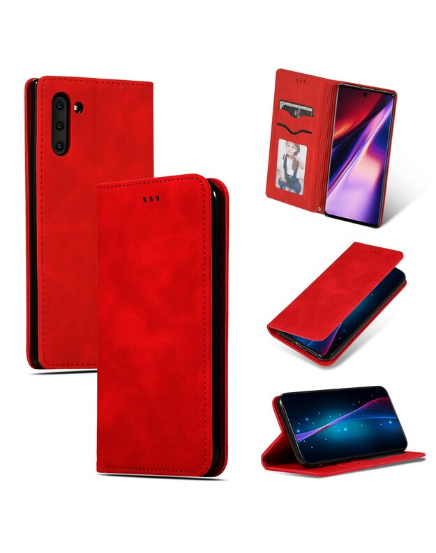 Dėklas Business Style Samsung A266 A26 5G raudonas