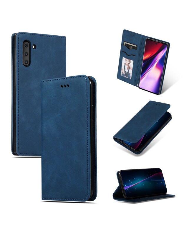 Dėklas Business Style Xiaomi Redmi A7 Pro tamsiai mėlynas