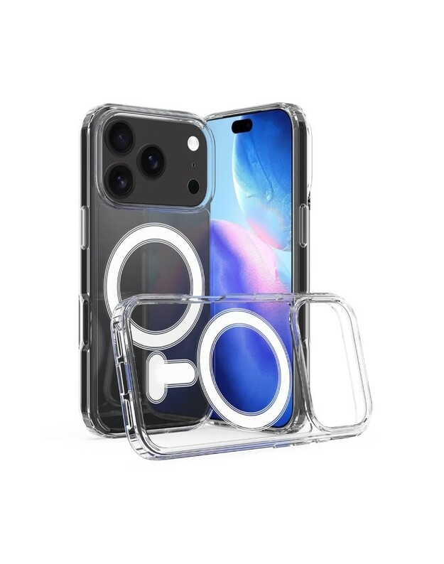 Dėklas Clear MagSafe Case Apple iPhone 17 Pro Max skaidrus