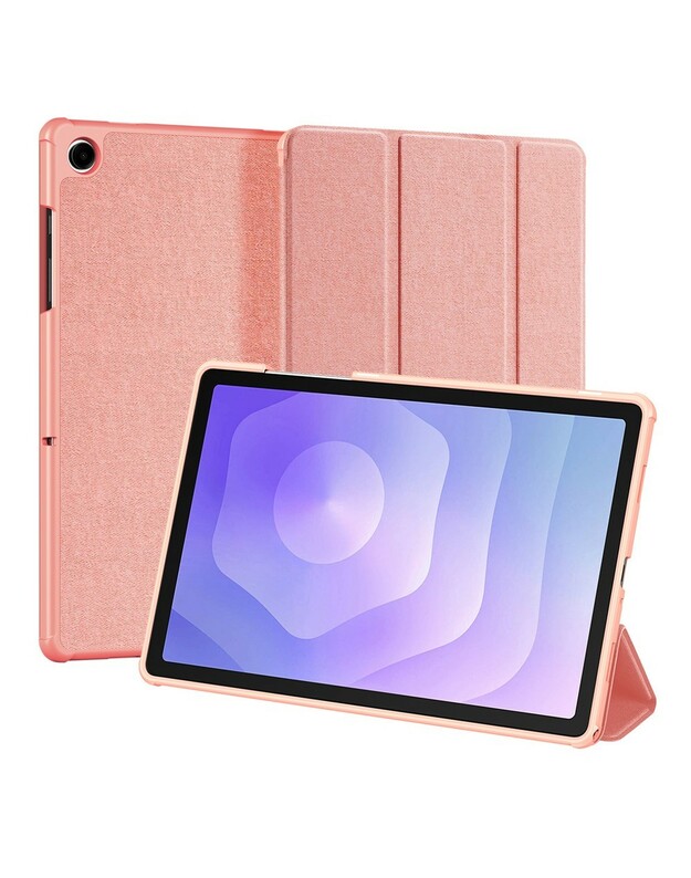 Dėklas Dux Ducis Domo Samsung X210/X215/X216 Tab A9 Plus 11.0/X230/X235/X236 Tab A11 Plus 11.0 rožinis