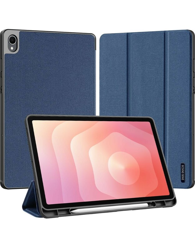 Dėklas Dux Ducis Domo Samsung X730/X730 Tab S11 tamsiai mėlynas