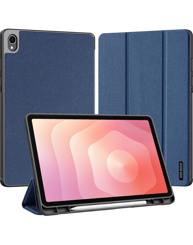 Dėklas Dux Ducis Domo Samsung X730/X730 Tab S11 tamsiai mėlynas