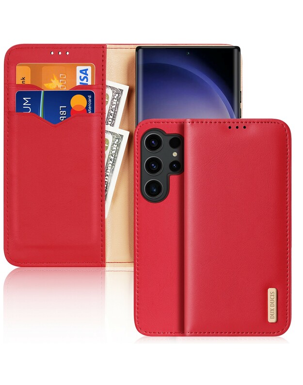Dėklas Dux Ducis Hivo Samsung S926 S24 Plus raudonas
