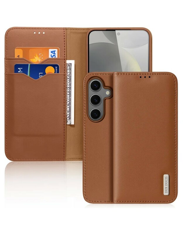 Dėklas Dux Ducis Hivo skirtas Samsung S936 S25 Plus rudas