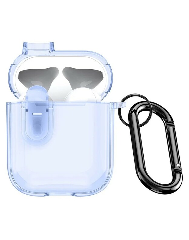 Dėklas Dux Ducis PECL Apple AirPods 1/2 mėlynas