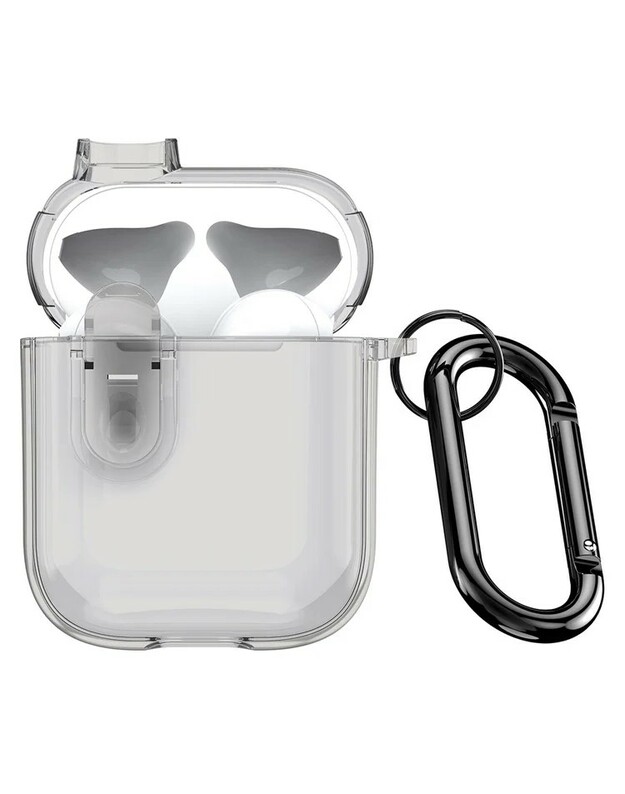 Dėklas Dux Ducis PECL Apple AirPods 1/2 pilkas