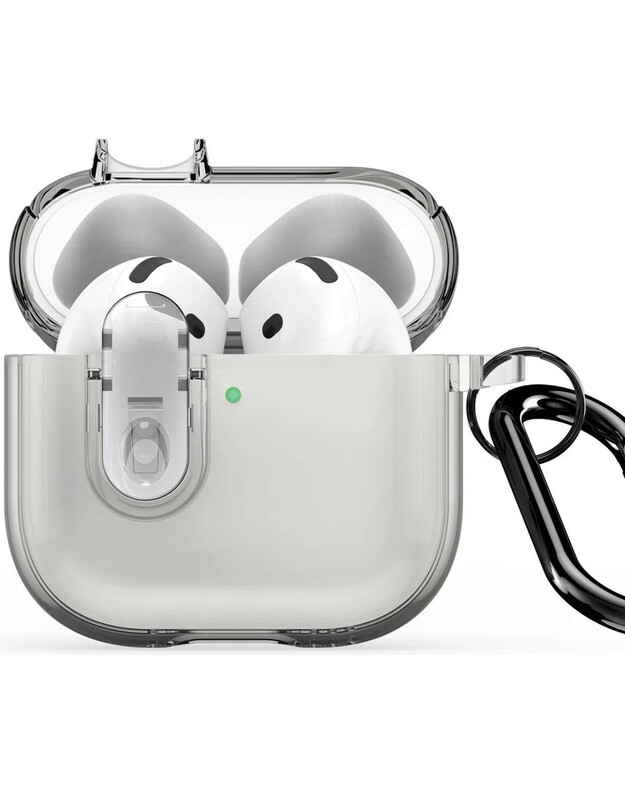 Dėklas Dux Ducis PECL Apple AirPods 4 pilkas