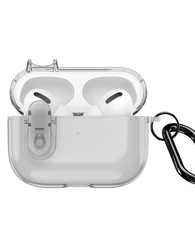 Dėklas Dux Ducis PECL Apple AirPods Pro 2 pilkas