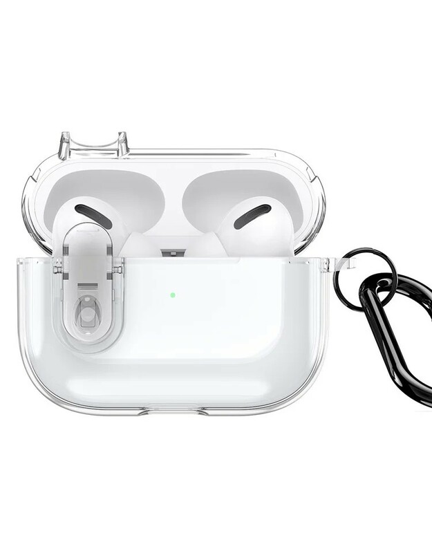 Dėklas Dux Ducis PECL Apple AirPods Pro 2 skaidrus