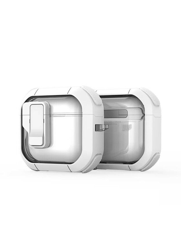 Dėklas Dux Ducis PECN Apple AirPods 4 baltas