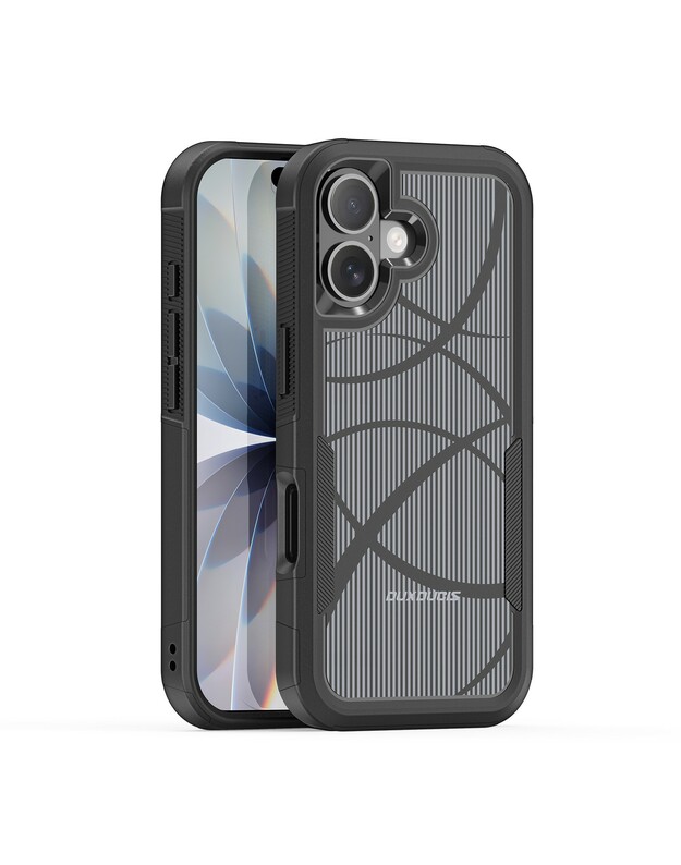 Dėklas Dux Ducis Shld Apple iPhone 17 juodas (Rhythm Pattern)