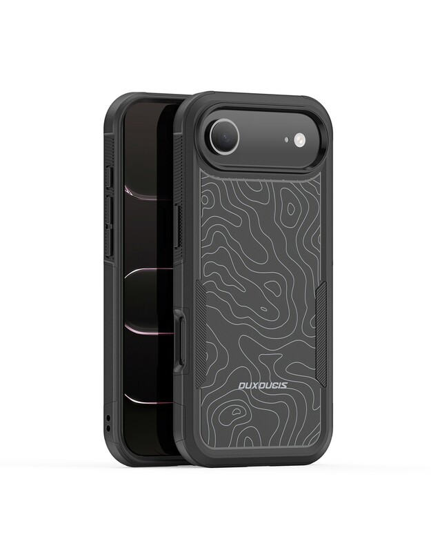 Dėklas Dux Ducis Shld Apple iPhone Air juodas (Contour Pattern)