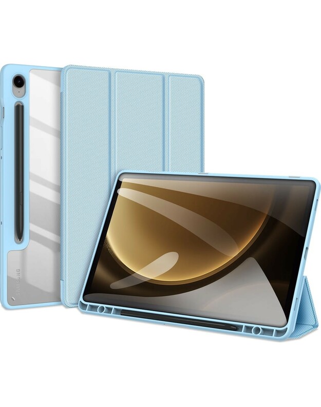 Dėklas Dux Ducis Toby Samsung X520/X526 Tab S10 FE/X710/X716 Tab S9/X510/X516 Tab S9 FE mėlynas