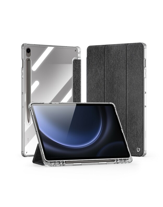 Dėklas Dux Ducis Unid Samsung X710/X716 Tab S9/X510/X516 Tab S9 FE juodas