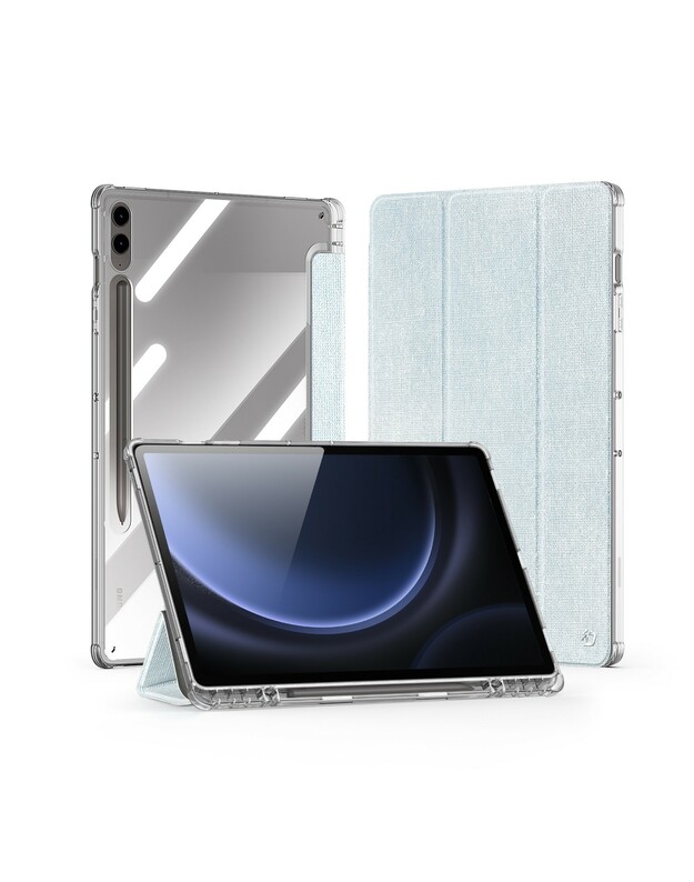 Dėklas Dux Ducis Unid Samsung X810/X816 Tab S9 Plus/X610/X616 Tab S9 FE Plus mėlynas