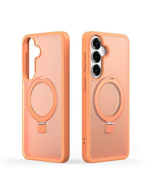 Dėklas Dux Ducis Yind Magnetic Stand Samsung S942 S26 oranžinis