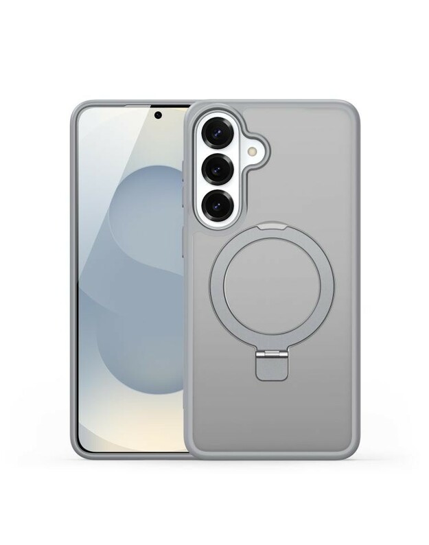 Dėklas Dux Ducis Yind Magnetic Stand Samsung S942 S26 pilkas