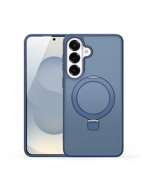 Dėklas Dux Ducis Yind Magnetic Stand Samsung S947 S26 Plus tamsiai mėlynas