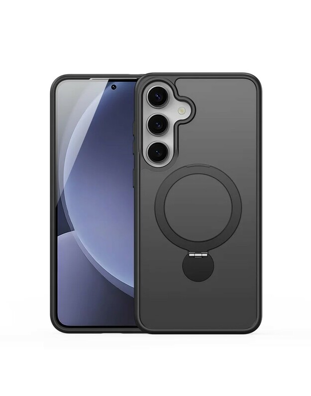 Dėklas Dux Ducis Yind With Magnetic Stand skirtas Samsung S936 S25 Plus juodas