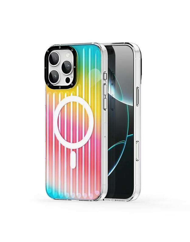 Dėklas Dux Ducis Zest Apple iPhone 16 Pro Max Gradient Rainbow