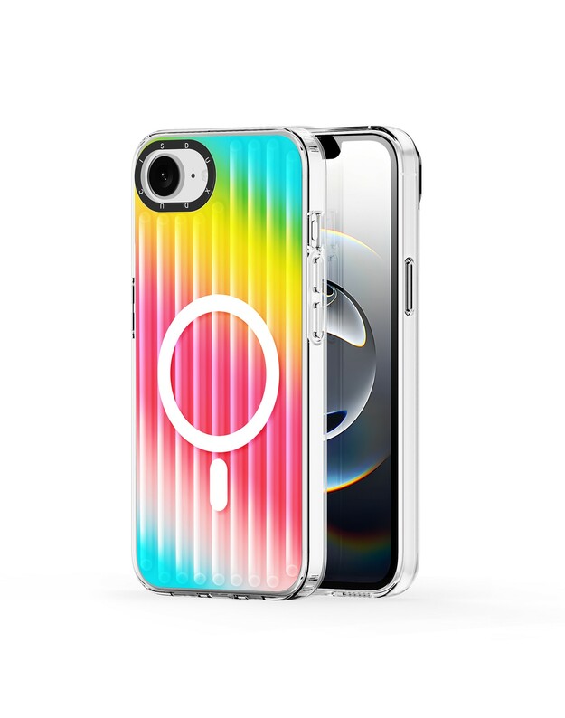 Dėklas Dux Ducis Zest Apple iPhone 16e Gradient Rainbow