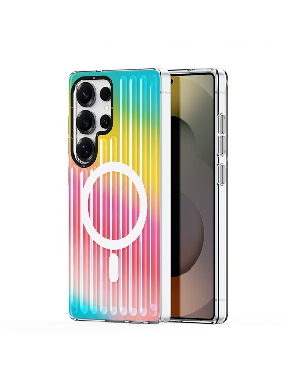 Dėklas Dux Ducis Zest Samsung S938 S25 Ultra Gradient Rainbow