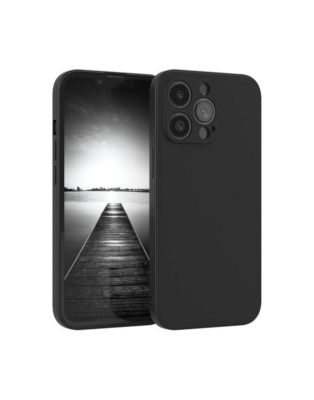 Dėklas Liquid Silicone 1.5mm Apple iPhone 14 juodas