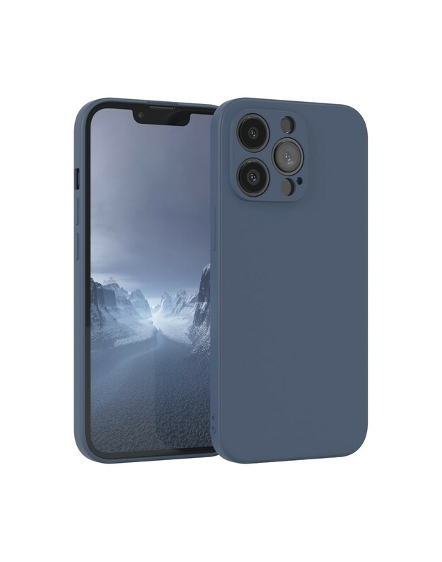 Dėklas Liquid Silicone 1.5mm Apple iPhone 16e tamsiai mėlynas