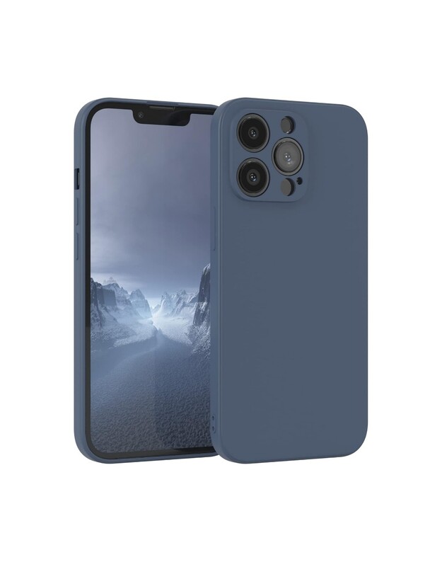 Dėklas Liquid Silicone 1.5mm Xiaomi Poco X8 Pro tamsiai mėlynas