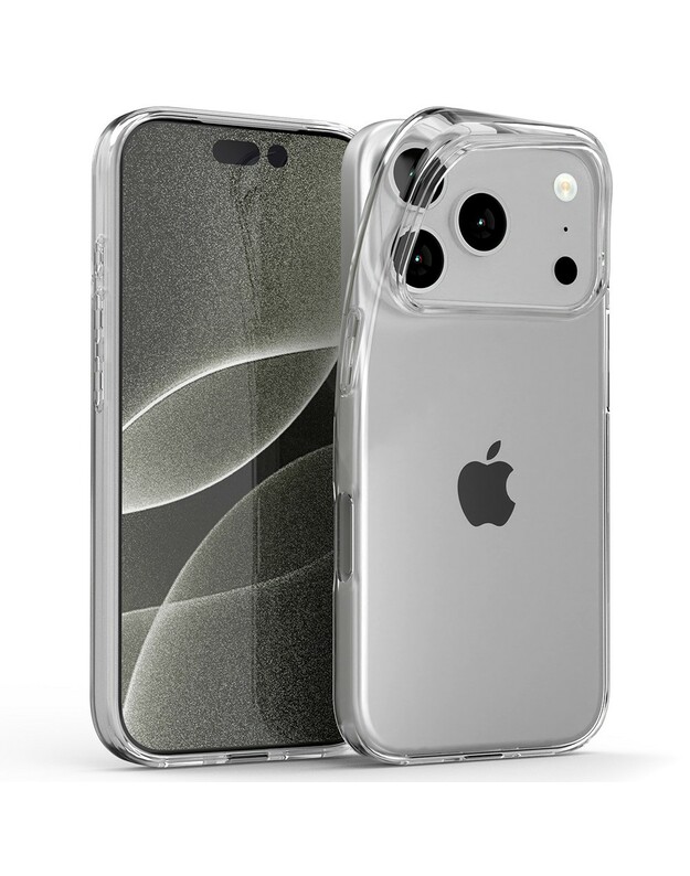 Dėklas Mercury Jelly Clear Apple iPhone 17 Pro skaidrus